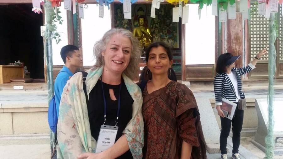 Vicki and Ms Nisha in S Korea