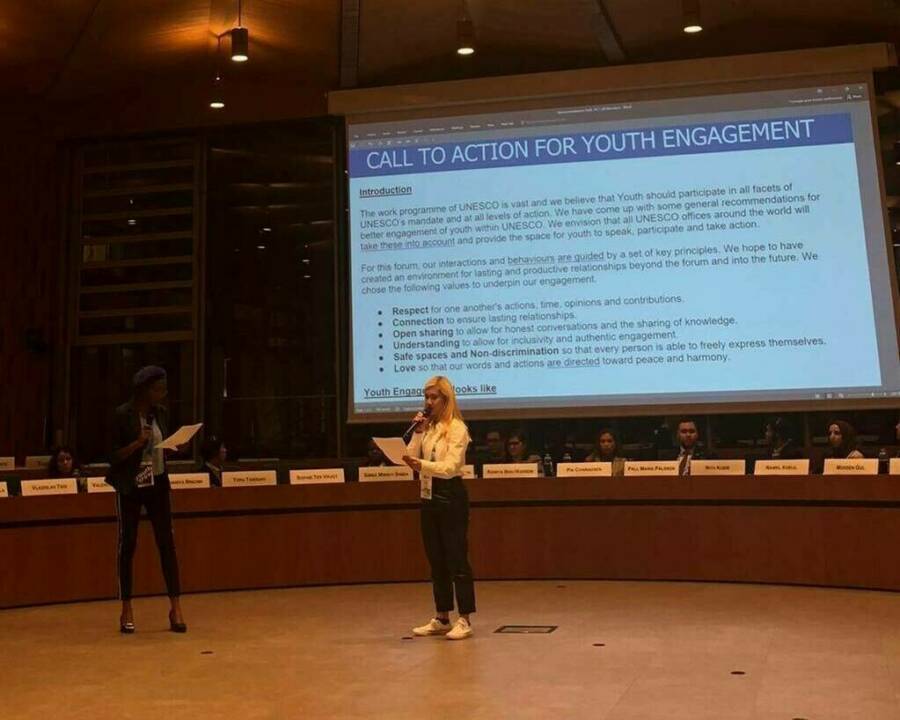 UNESCO Youth forum call to action
