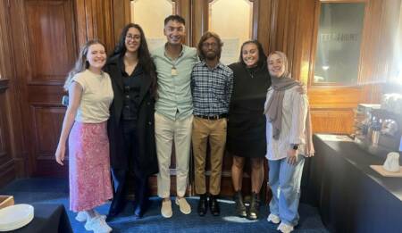 Group photo with AB minus Wesley