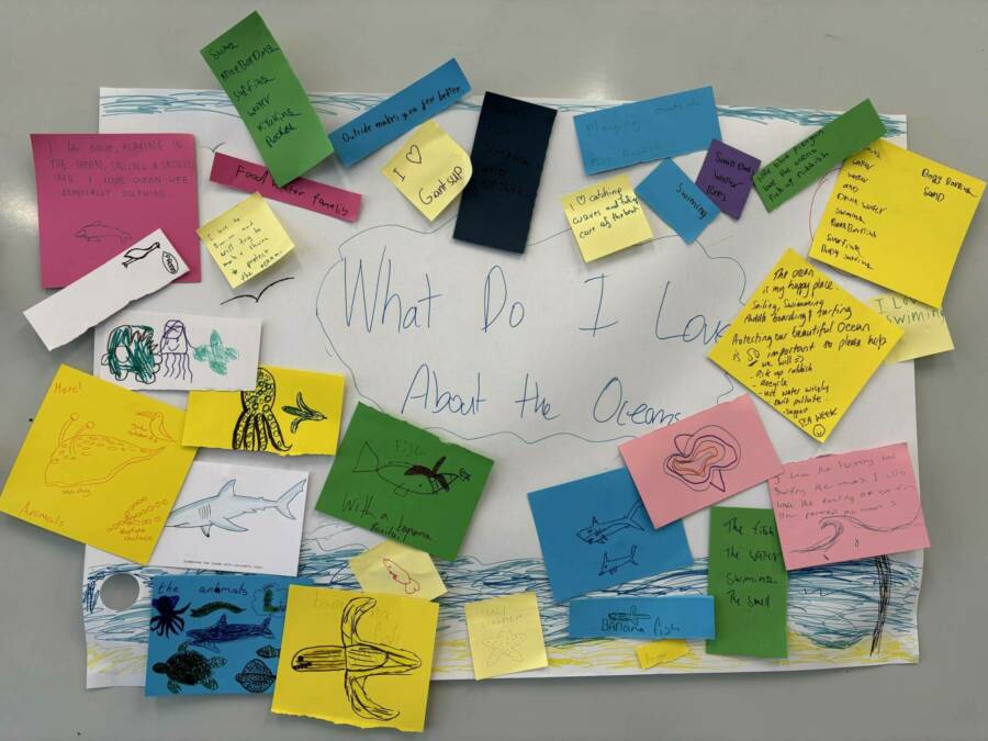 MERC event what do i love about the ocean wall